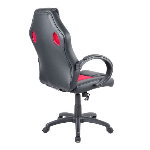 Εικόνα της Gaming Chair Lamtech Kronos Black/Red LAM021547