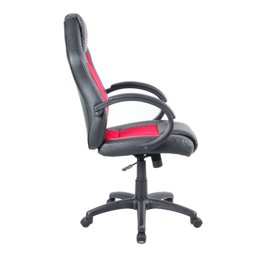 Εικόνα της Gaming Chair Lamtech Kronos Black/Red LAM021547