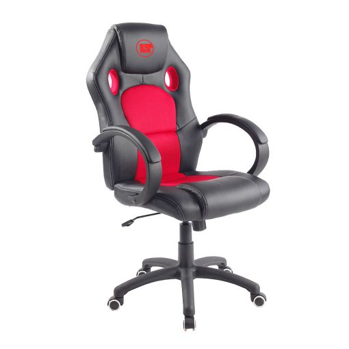 Εικόνα της Gaming Chair Lamtech Kronos Black/Red LAM021547