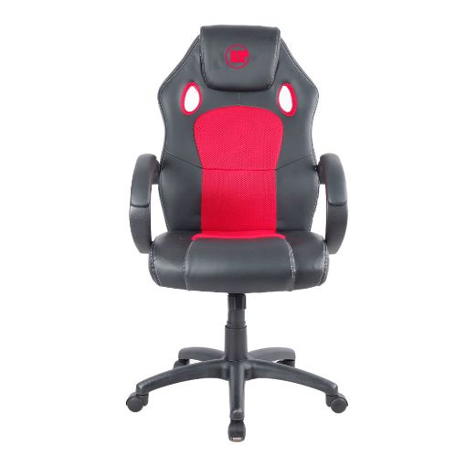 Εικόνα της Gaming Chair Lamtech Kronos Black/Red LAM021547