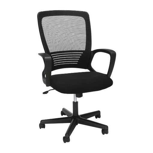 Εικόνα της Καρέκλα Γραφείου Lamtech LGP Rhea Black LAM114369