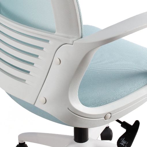Εικόνα της Καρέκλα Γραφείου Lamtech LGP Rhea White/L.Blue LGP114116