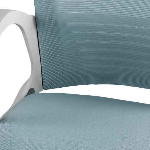 Εικόνα της Καρέκλα Γραφείου Lamtech LGP Rhea White/L.Blue LGP114116