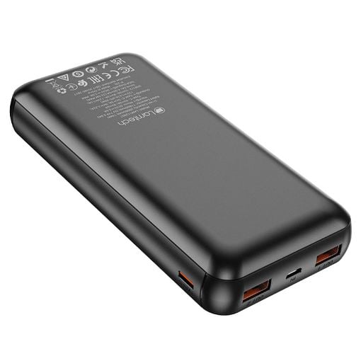 Εικόνα της Power Bank Lamtech 20000mAh 2x USB-A & USB-C Black LAM112907
