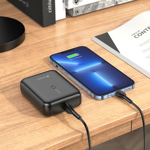 Εικόνα της Power Bank Lamtech 5000mAh 18.5W Black LAM021172