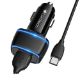 Εικόνα της Φορτιστής Αυτοκινήτου Lamtech Dual USB-A 2.4A με Καλώδιο Type-C 1m LAM112563