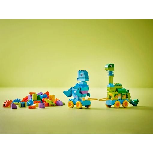 Εικόνα της LEGO Duplo: 3 in 1 Dinosaurs on Wheels 10451