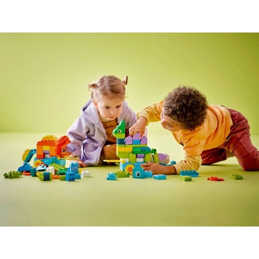 Εικόνα της LEGO Duplo: 3 in 1 Dinosaurs on Wheels 10451