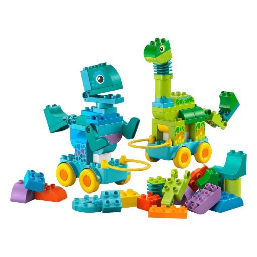 Εικόνα της LEGO Duplo: 3 in 1 Dinosaurs on Wheels 10451