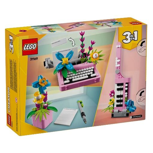 Εικόνα της LEGO Creator: 3 in 1 Typewriter with Flowers 31169