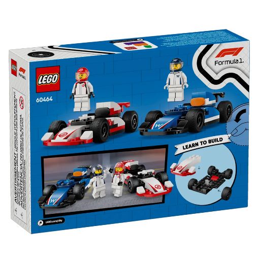 Εικόνα της LEGO City: F1 Williams Racing & Haas F1 Race Cars 60464
