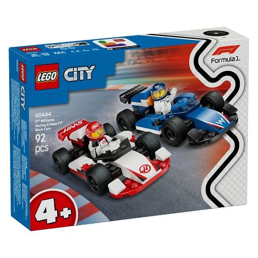 Εικόνα της LEGO City: F1 Williams Racing & Haas F1 Race Cars 60464