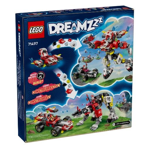Εικόνα της LEGO DREAMZzz: Cooper's Tiger Mech & Zero's Hot Rod Car 71497