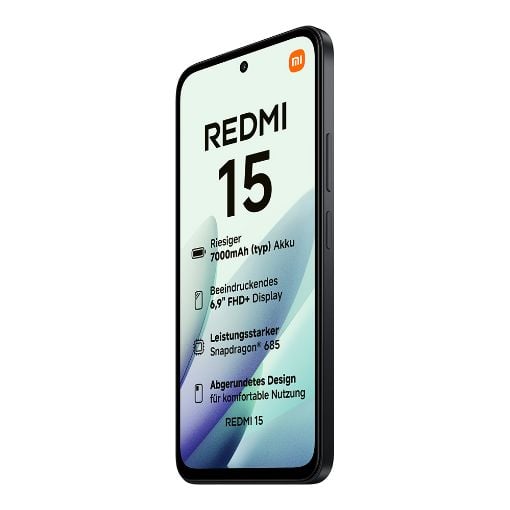 Εικόνα της Smartphone Xiaomi Redmi 15 4G NFC Dual Sim 6GB 128GB Black MZB0KPKEU