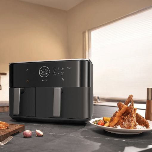 Εικόνα της Xiaomi Smart Dual Zone Air Fryer με Διπλό Κάδο 10lt 2700W Black BHR07SGEU
