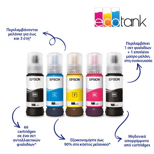 Εικόνα της Εκτυπωτής Inkjet Epson EcoTank L1230 ITS Color C11CJ70402