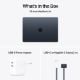 Εικόνα της Apple MacBook Air 15.3" Apple M4 16GB 256GB SSD 10-Core GPU Midnight MW1L3GR/A