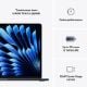 Εικόνα της Apple MacBook Air 15.3" Apple M4 16GB 256GB SSD 10-Core GPU Midnight MW1L3GR/A