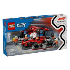 Εικόνα της LEGO City: F1 Pit Stop & Pit Crew with Ferrari Car 60443