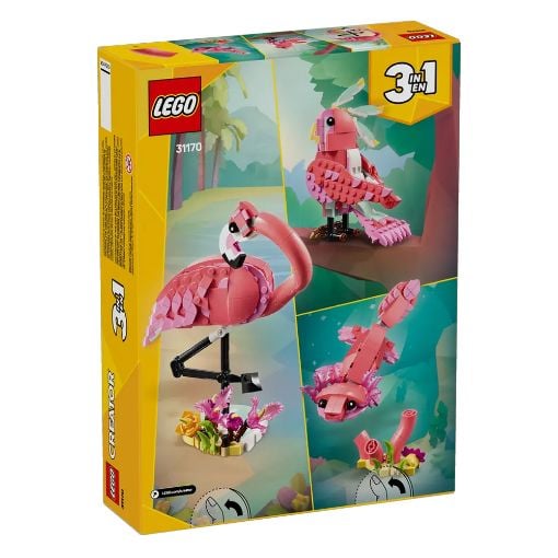 Εικόνα της LEGO Creator: 3 in 1 Wild Animals: Pink Flamingo 31170