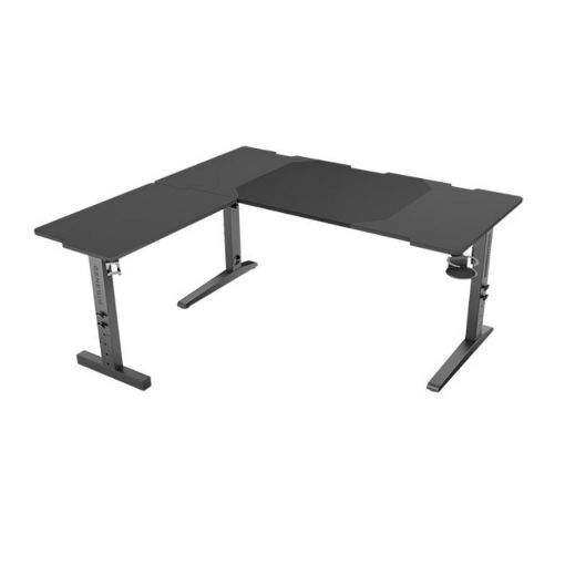 Εικόνα της Gaming Desk Genesis Holm Modular Corner 160 155x160x70-90 cm Black NDS-2295
