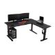 Εικόνα της Gaming Desk Genesis Holm Modular Corner 160 155x160x70-90 cm Black NDS-2295