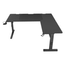 Εικόνα της Gaming Desk Genesis Holm Modular Corner 160 155x160x70-90 cm Black NDS-2295