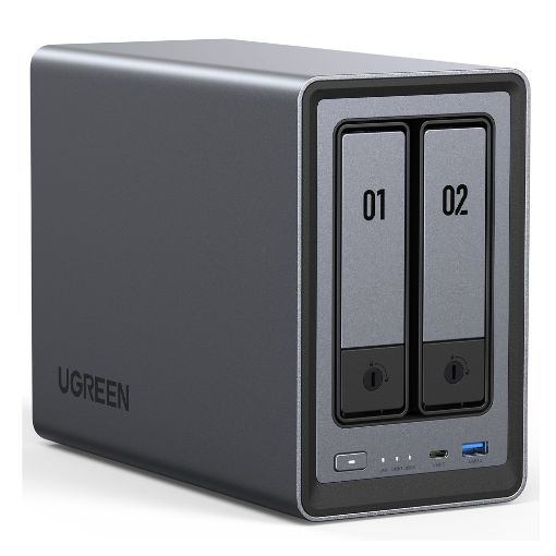 Εικόνα της Nas Tower Ugreen DXP2800 2-Bay 8GB Grey 25369