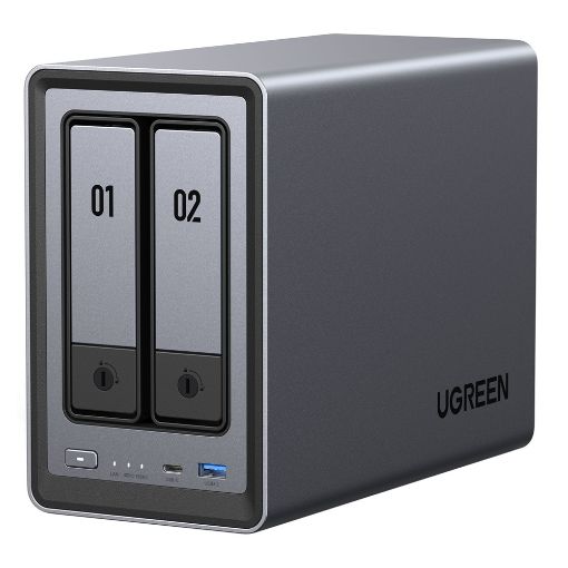 Εικόνα της Nas Tower Ugreen DXP2800 2-Bay 8GB Grey 25369