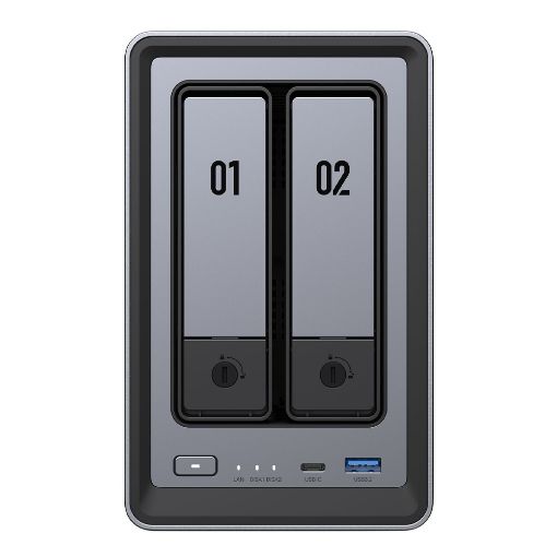 Εικόνα της Nas Tower Ugreen DXP2800 2-Bay 8GB Grey 25369