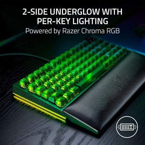 Εικόνα της Πληκτρολόγιο Razer BlackWidow V4 75% Phantom Edition RGB Hot-Swappable Orange Switches (US) RZ03-05003300-R3M1