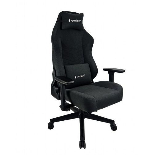 Εικόνα της Gaming Chair Gembird Fabric Black GC-02-BL