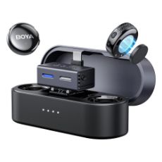 Εικόνα της Boya Boyalink 3 USB-C/ 3.5mm TRS with RX & 2x TX & Charging Case Black
