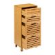 Εικόνα της Συρταριέρα 5five Sicela από Bamboo με 4 Συρτάρια 40x30x97.5cm 200135