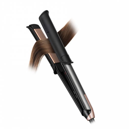 Εικόνα της Ισιωτικό/Ψαλίδι Μαλλιών Remington ONE Straight & Curl Styler Black 45777560100