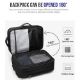 Εικόνα της Τσάντα Laptop 15.6" Arctic Hunter B00345 Backpack 32L Black