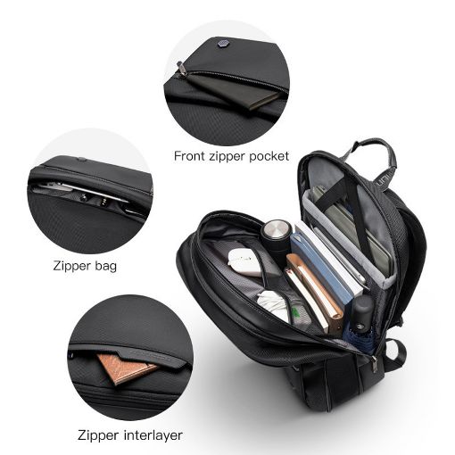 Εικόνα της Τσάντα Laptop 15.6" Arctic Hunter B00410 Backpack 21L Black