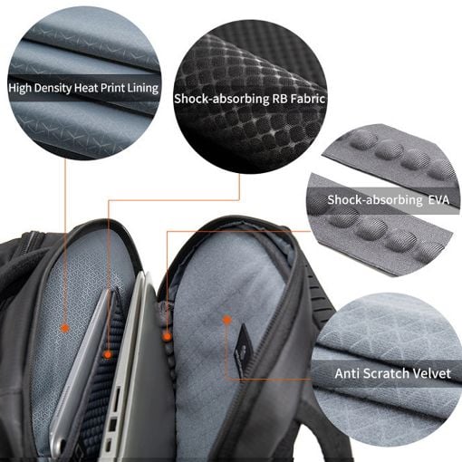 Εικόνα της Τσάντα Laptop 15.6" Arctic Hunter B00388 Backpack 27L Blue