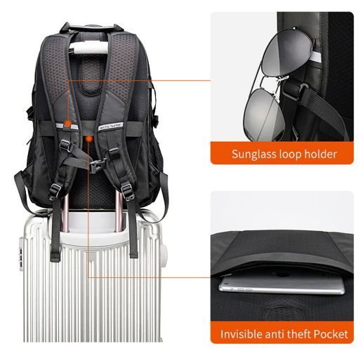 Εικόνα της Τσάντα Laptop 15.6" Arctic Hunter B00388 Backpack 27L Grey