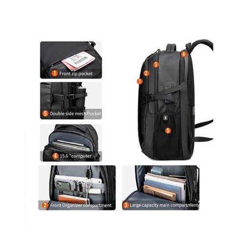 Εικόνα της Τσάντα Laptop 15.6" Arctic Hunter B00388 Backpack 27L Grey