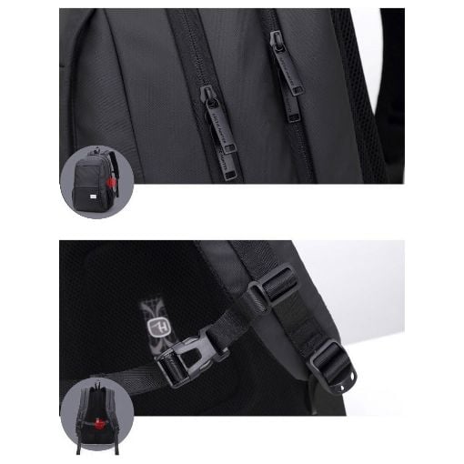 Εικόνα της Τσάντα Laptop 15.6" Arctic Hunter 20005 Backpack 26L Black
