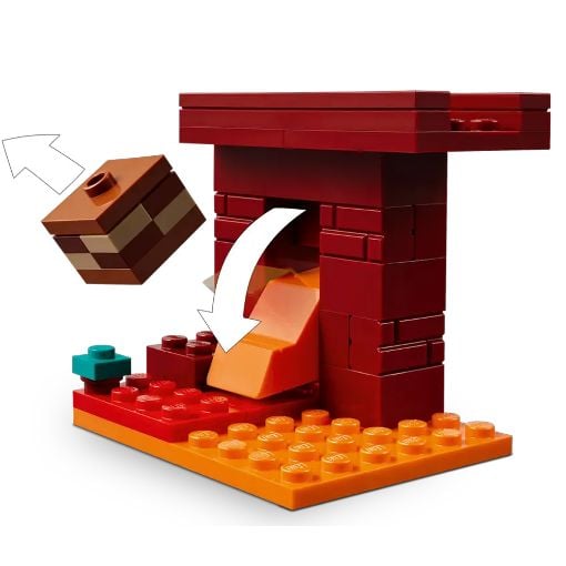 Εικόνα της LEGO Minecraft: The Nether Lava Battle 21266