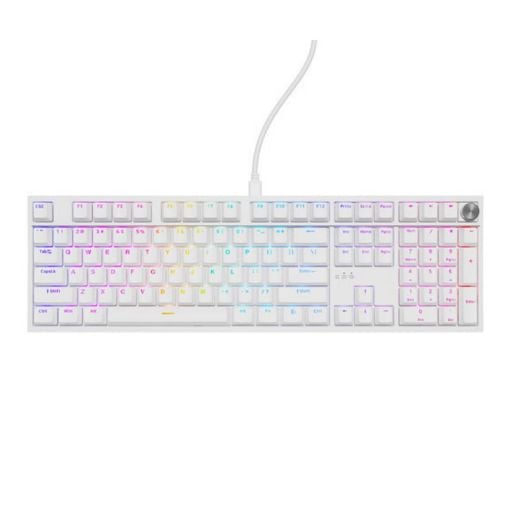 Εικόνα της Πληκτρολόγιο Genesis Thor 404 Full RGB Hot-Swappable Yellow Pro Switches (US) White NKG-2299