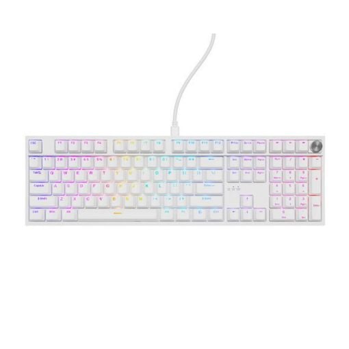 Εικόνα της Πληκτρολόγιο Genesis Thor 404 Full RGB Hot-Swappable Peach Silent Switches (US) White NKG-2300