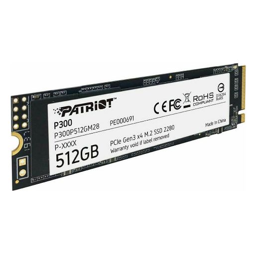 Εικόνα της Δίσκος SSD Patriot P300 512GB M.2 NVMe PCIe Gen3 P300P512GM28