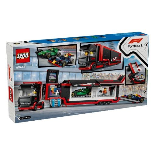 Εικόνα της LEGO City: F1 Truck with RB20 & AMR24 F1 Cars 60445
