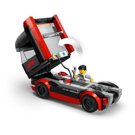 Εικόνα της LEGO City: F1 Truck with RB20 & AMR24 F1 Cars 60445