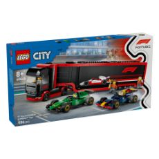 Εικόνα της LEGO City: F1 Truck with RB20 & AMR24 F1 Cars 60445