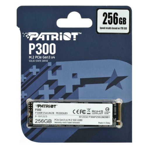 Εικόνα της Δίσκος SSD Patriot P300 256GB M.2 NVMe PCIe Gen3 P300P256GM28