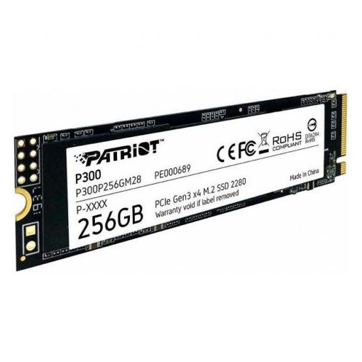 Εικόνα της Δίσκος SSD Patriot P300 256GB M.2 NVMe PCIe Gen3 P300P256GM28
